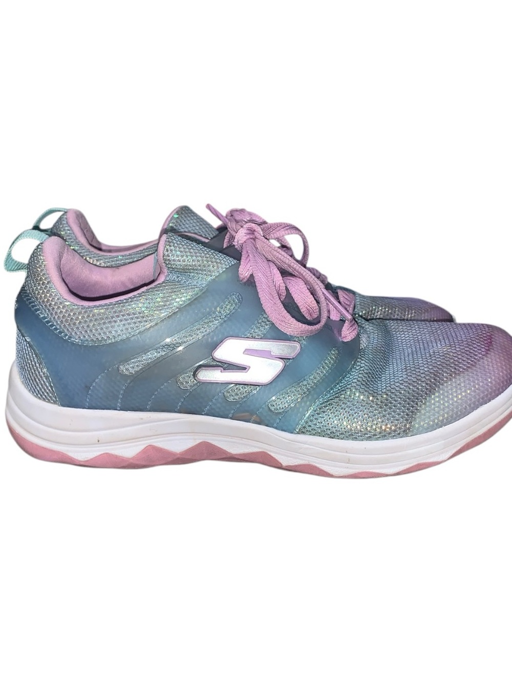 Skechers Kids Rainbow Dreams Lavender Purple Multi Trainers